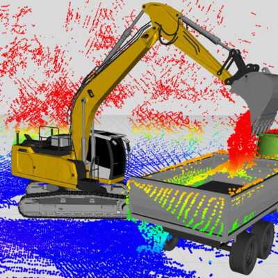 Digital Twin des Beladevorgangs (Foto: ROBDEKON / Fraunhofer-Institut für Optronik, Systemtechnik und Bildauswertung IOSB) (Foto: ROBDEKON / Fraunhofer-Institut für Optronik, Systemtechnik und Bildauswertung IOSB)