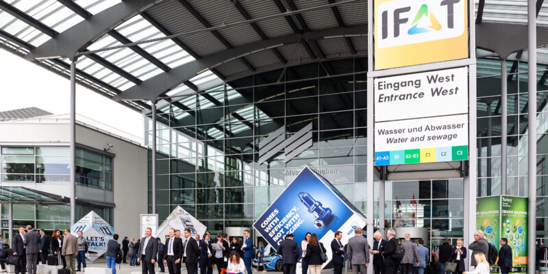Die letzte IFAT fand 2018 statt (Archivbild) (Foto: Messe München)