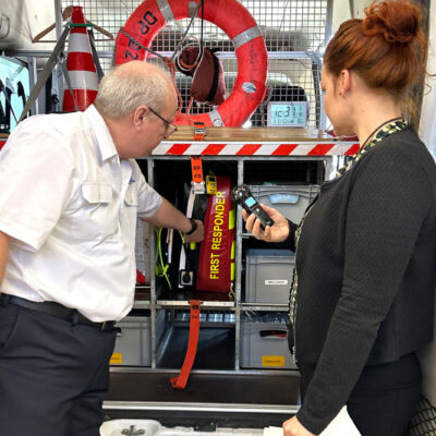 Notfallausrüstung für First-Responder-Einsätze (Foto: Sonderabfallwissen)